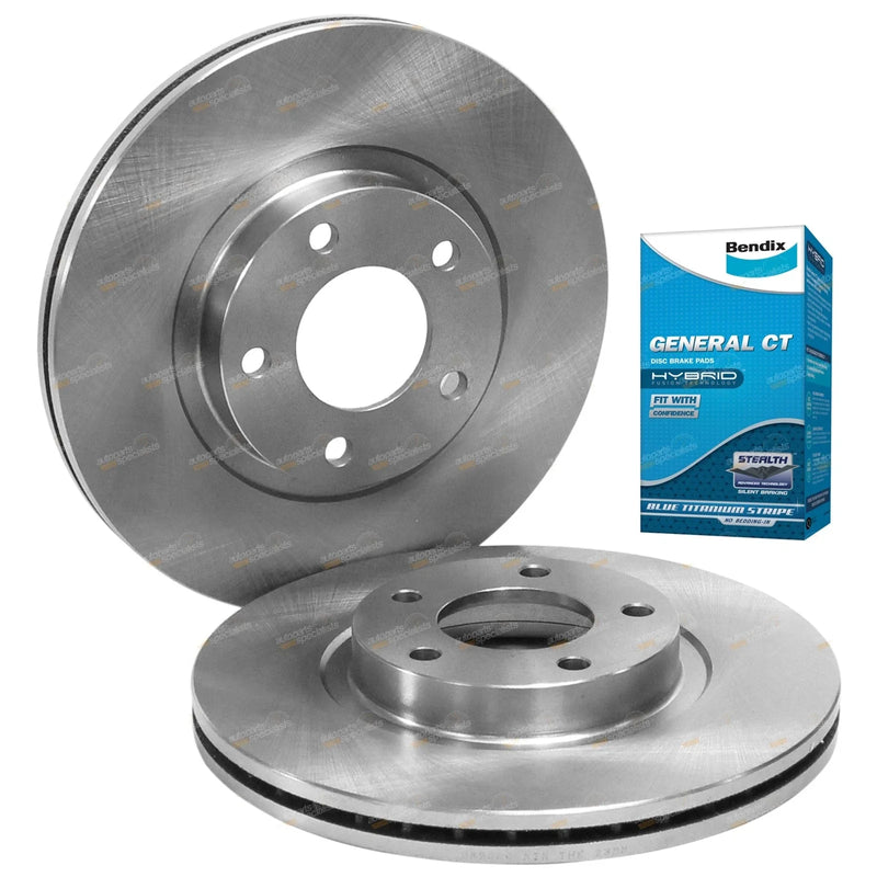 Mazda 3 Front Disc Rotor + Brake Pad Set (2009 - 2014)