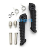 Yamaha YZF R6R Black Front Footrest Pegs (2005-2011)