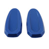 BMW S1000RR M1000RR Blue Rearview Mirror Block Off Base Plates Cover (20-23)