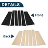 Toyota Sienna 6 x Door Pillar Window Trim (2021–2023)