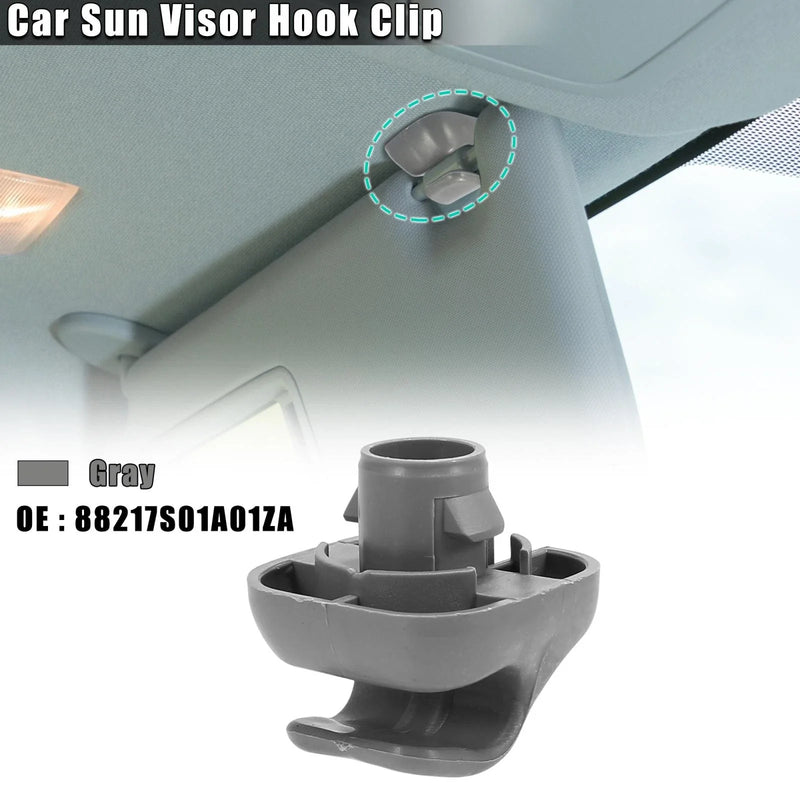 Honda Civic Gray Auto Sun Visor Hook Clip Retainer (1996-2008)
