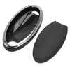 Nissan Qashqai Leaf Black TPU 3 x Button Key Shell Cover (2010-2023)