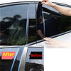 Ford F150 4 Pcs Gloss Black B Pillar Trim Covers (2015-2021)