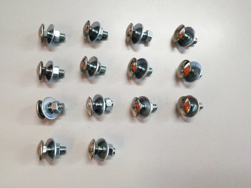 Holden HK HT HG Ute Van Front & Rear - 14 Pieces Bumper Bar Bolt Kit