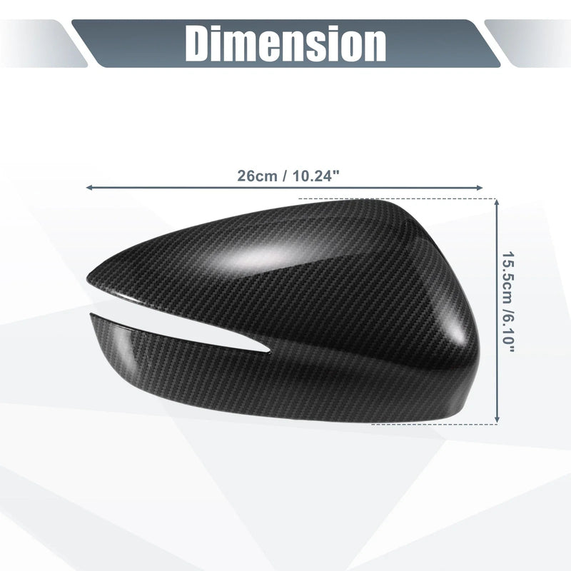Mazda CX-3 Rearview Mirror Cover Overlay Carbon Fiber (2017-2018)