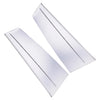 Toyota Highlander 6Pc Chrome Stainless Steel Pillar Post Door Trim (2015-2018)
