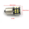 1pc Auto DC 6V 1156 BA15S LED Bulb Brake lamp Turn Signal light White 650LM