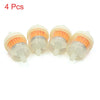 Motorcycle 4 x 6mm Dia Hose Gasoline Inline Gas Oil Fuel Filter with Magnet