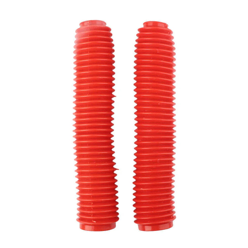 Motor Dirt Bike Red 360MM Fork Dust Covers (Fits Various Models)