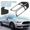 Ford Mustang (2015-2021) Black Trim 2 x Side Door Handle Bowl Covers