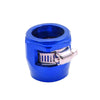 Universal Vehicles 4 x Blue AN6 Fuel Hose Line End Cover Clamp Adapter