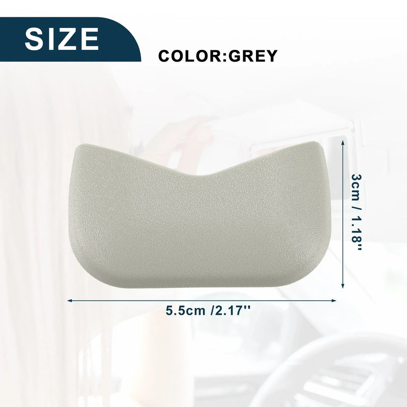 Nissan Rogue Gray 1 Set Makeup Mirror Cover Sun Visor Cap Clip