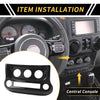 Jeep Wrangler JK JKU (2011-2017) Black AC Switch Control Cover Trim