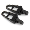 BMW R18 Classic Wide Black Driver Footpegs Footrest Kit (2020 - )