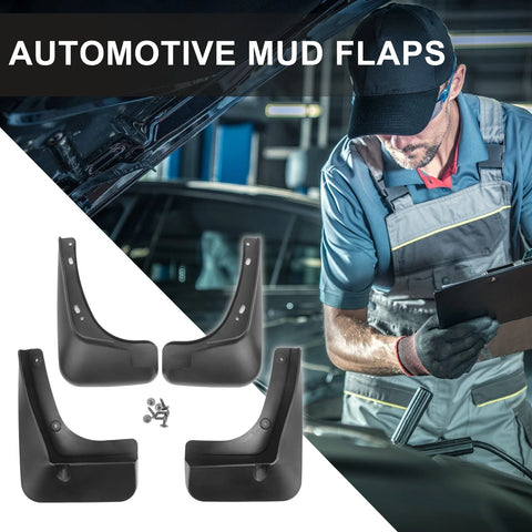 Chevrolet Malibu Hybrid Mud Flap Splash Guards (2016-2023)