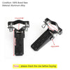 Universal Black Motorcycle Passenger Rear Footrest Pegs (2015-2023)
