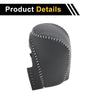 Honda Civic (2016-2021) Black Gray Faux Leather Car Gear Shift Knob Cover