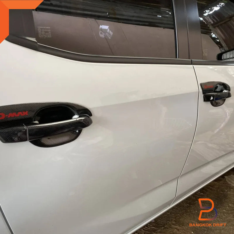 ISUZU D-MAX UTE SX, MU-X FIBER CARBON DOOR HANDLE COVERS (2020-2023)