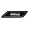 1x Universal Bumper Hood Air Vent Intake Duct FC Style Glossy Carbon Fiber Look