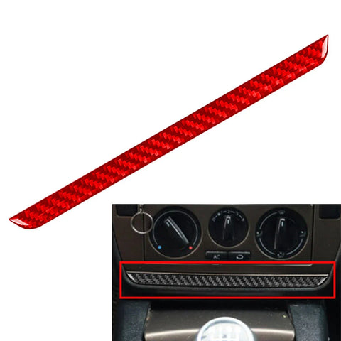 Volkswagen Passat Red Radio CD Lower Panel Cover Trim (2001-2005)