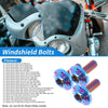 Harley Street Glide Bolts / Windshield / Titanium Burnt Blue (2006–2013)