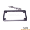 Motorcycles Black Motorcycle License Plate Frame Holder with LED Lights