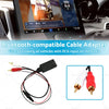 Car Audio Stereo 12V Bluetooth AUX Receiver Module with 2RCA Cable