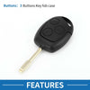Ford C-Max 3 x Keyless Entry Remote Fob Key Shell Case (2003-2008)