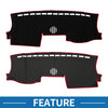 Ford Ranger 2024 Sun Protector Pad Black Red Dashboard Cover Mat