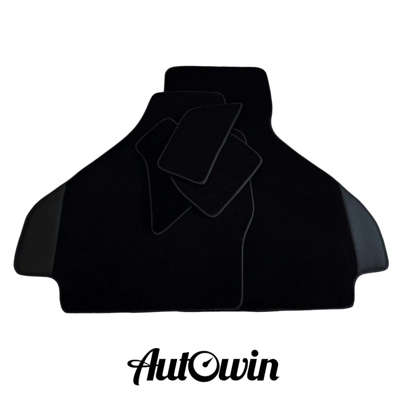 Ferrari 512 TR (1992-1994) - AutoWin Brand, Leather Black Floor Mats