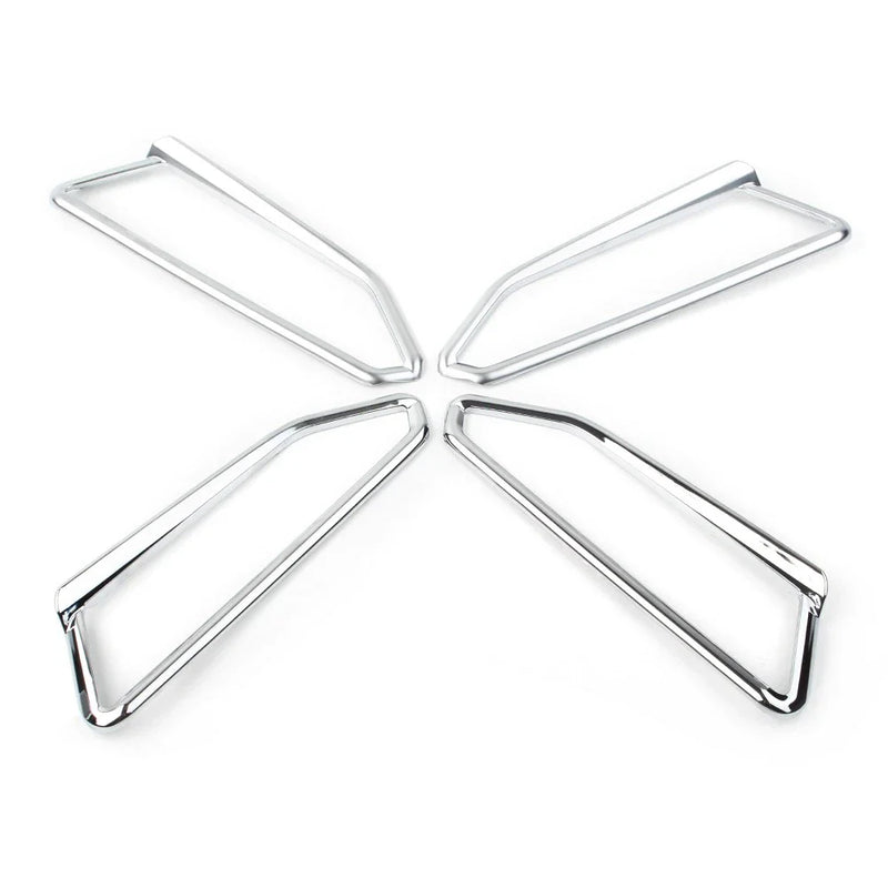 Honda Goldwing GL1800 Chrome Front Fog Light Eyebrow Trim Accents (2018-2023)