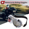 Motorcycle 1 x Set Motorcycle Riding Goggles Multicolour Lens White Frame