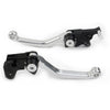 Suzuki DRZ400S / SM / E CNC Silver Pivot Clutch Brake Levers (2000-2022)