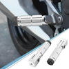 Motorcycle 1 Pair 8mm Aluminum Alloy Rearset Footpeg Fold Footrest