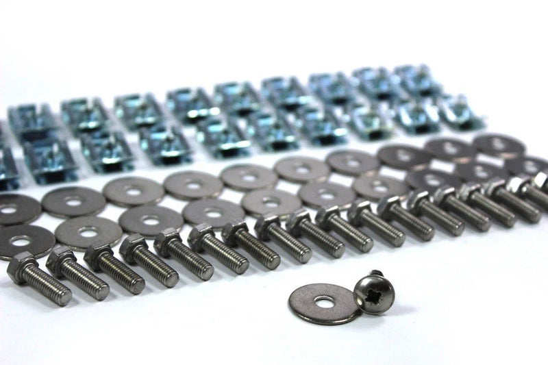 BMW 630i 650i 645i E63 E64 Under Tray Shield 31x Clips & Bolts (2004–2010)