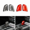 Volvo XC40 S60 Red Carbon Fiber Gear Shift Knob Cover (2020-2023)