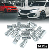 Motorcycle Brake Line Cable Wire Screws 14pcs 2.6mm Throttle Brake Cable Ends