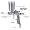 K-3 Pneumatic Spray Gun 0.5mm Nozzle Air Brush & Aluminum Swivel Cup
