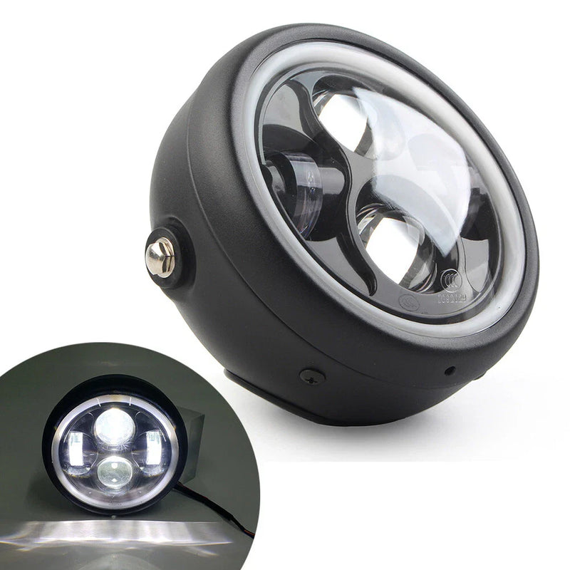 Harley 5.75" LED Motorcycle Headlight DRL Round Light