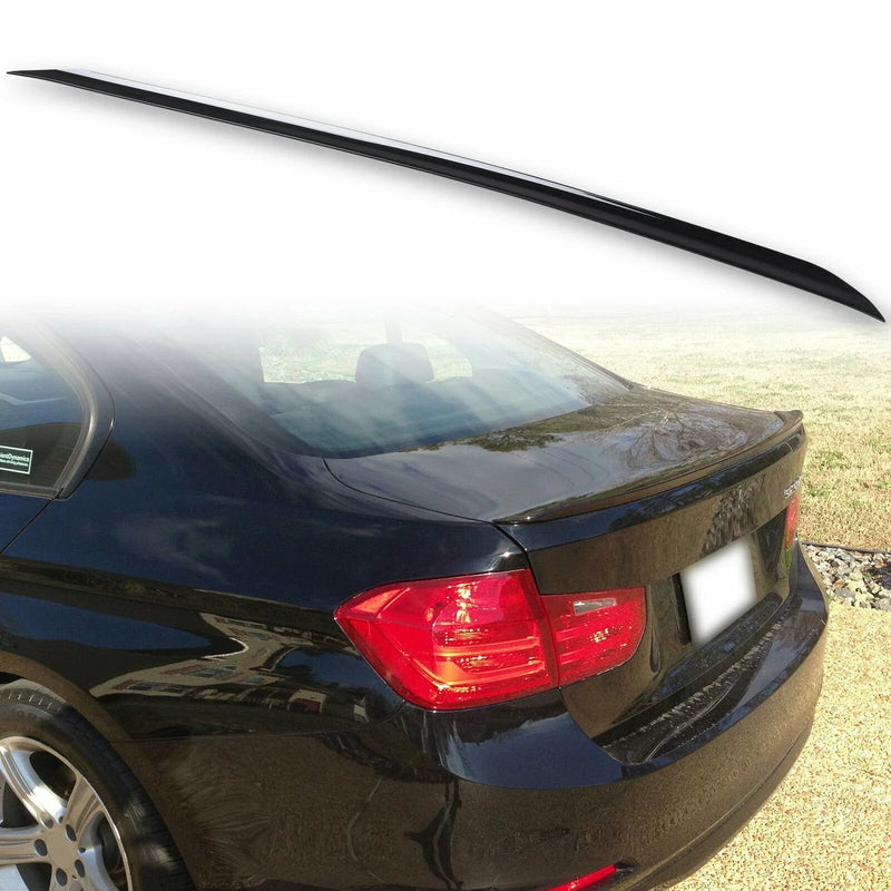 BMW 3 Series F30 (2012-2018) - Black Boot Lip Spoiler