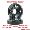 Honda Civic EG EK 2 x 25mm Hub Centric Wheel Spacers (1992-2000)
