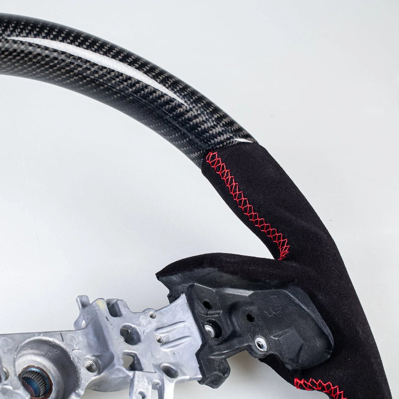 Subaru WRX Steering Wheel Carbon Fiber Flat Bottom Suede (2022-2023)