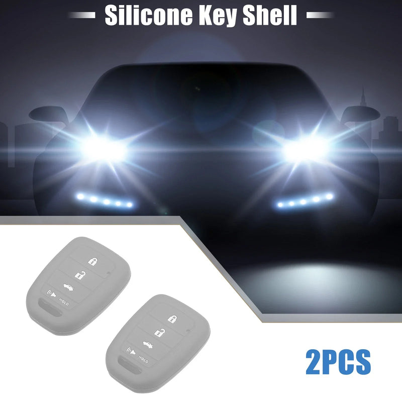 Honda Civic Accord CR-V HR-V Gray () Smart Key Fob Cover Protector
