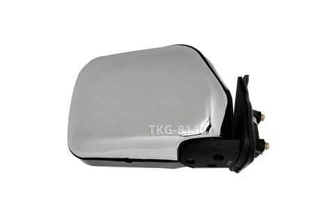 Toyota Hilux MK3 LN85 RH Manual Side View Mirror Chrome (1996-1997)