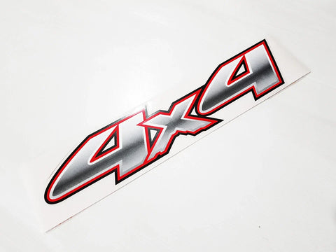 Mitsubishi Triton L200 4 x 4WD PVC Side Cabin Rear Sticker Decal (05-14)