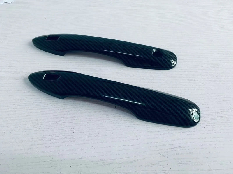 Toyota Prius (2023-2024) 2 x Carbon Fiber Front Door Handle Lid Cover Trim