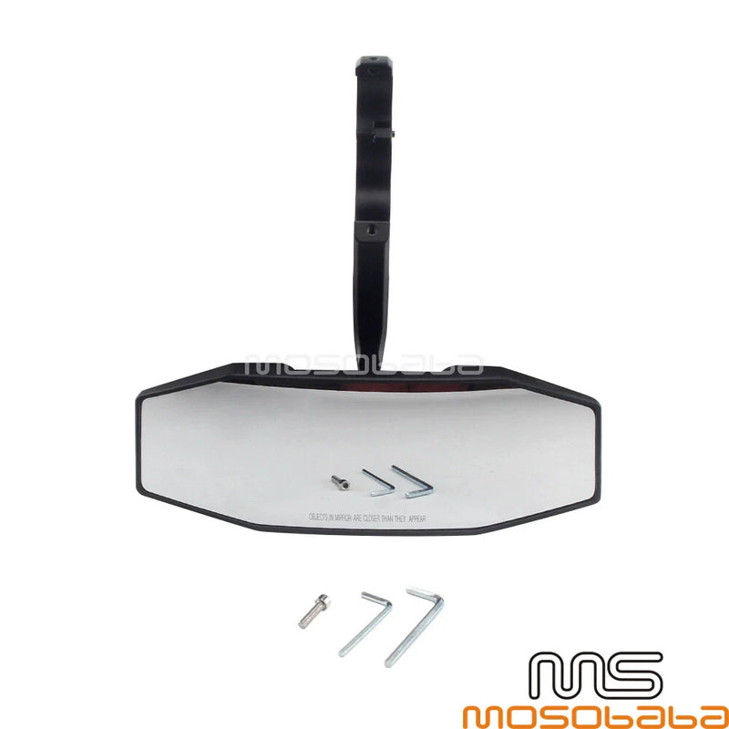 Polaris RZR S 800 900 Rearview Center Mirror w/ 1.75" Clamp (2008-2019)