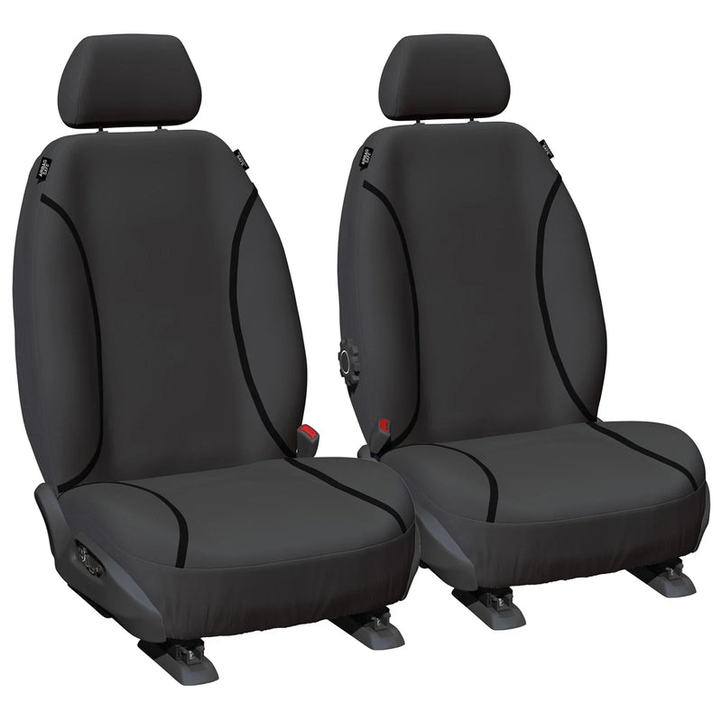 Toyota Hilux Front Tailor Made Canvas Car Seat Covers (2015–19)
