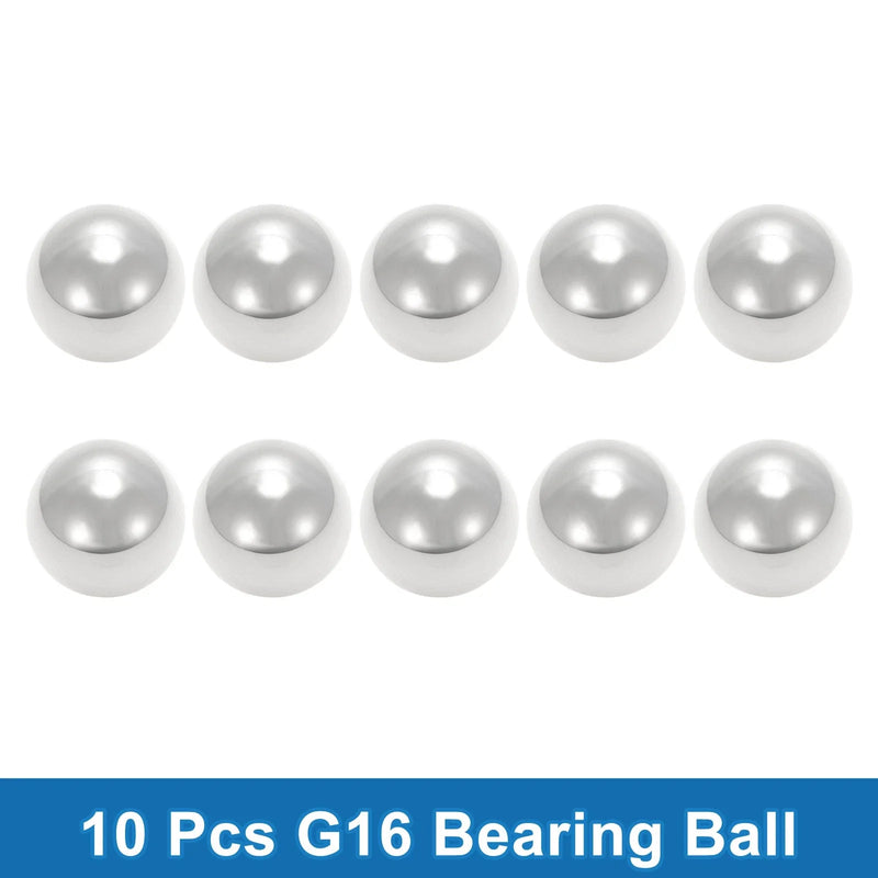 G16 19.9mm Bearing Ball Silver Tone 10 Pcs