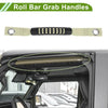 Jeep Wrangler (2018-2030) Black Beige Roll Bar Grab Handles
